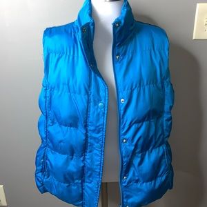 Blue Turtleneck Vest